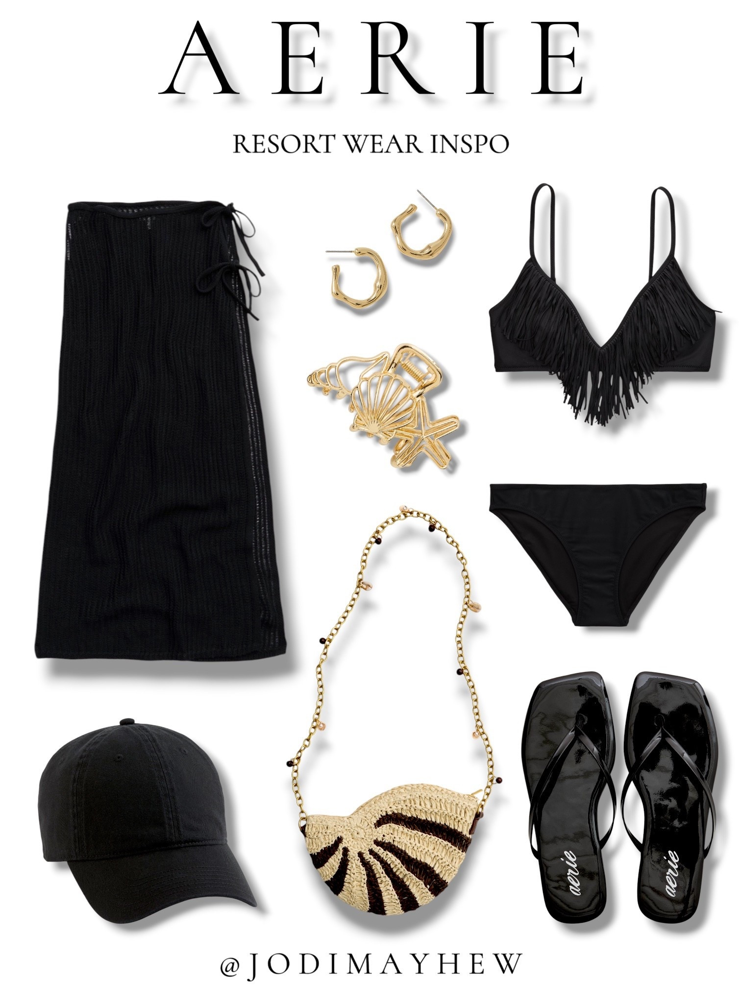 Aerie: Resort Wear Inspo

#aerie @Aerie #resort #wear #island #beach #pool vacation #vacay #ideas #inspo #outfit #swim #black #fringe #two #piece #bikini #shell #claw #clip #gold #earrings #jewelry #hat #flip #flops #sandals #square #toe #wrap #mesh #sarong #cover #up #sale #festival #straw #bag

#LTKSaleAlert #LTKFestival #LTKSwim