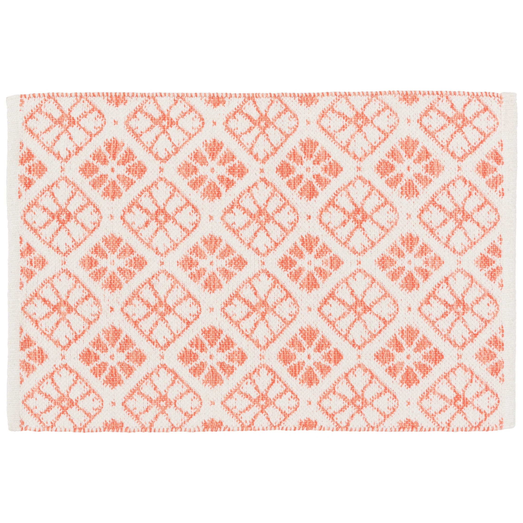 Mainstays by Becky G. & Alejandra Indoor Accent Rug, Orange Tile, 24" x 36" | Walmart (US)