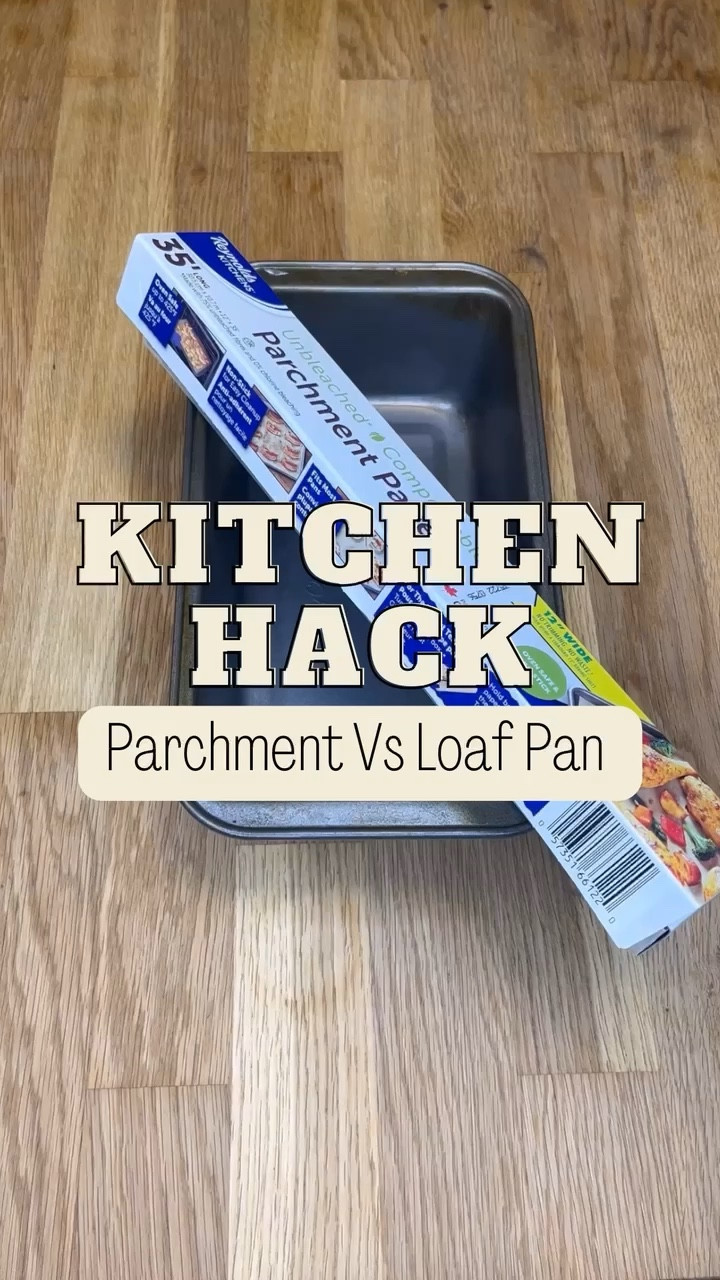 Hands down the best way to get your parchment paper to fit your pan - wrap it like a present!! 

#LTKfindsunder50 #LTKhome #LTKVideo