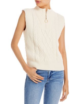 Cable Knit Zip Sweater Vest - 100% Exclusive | Bloomingdale's (US)