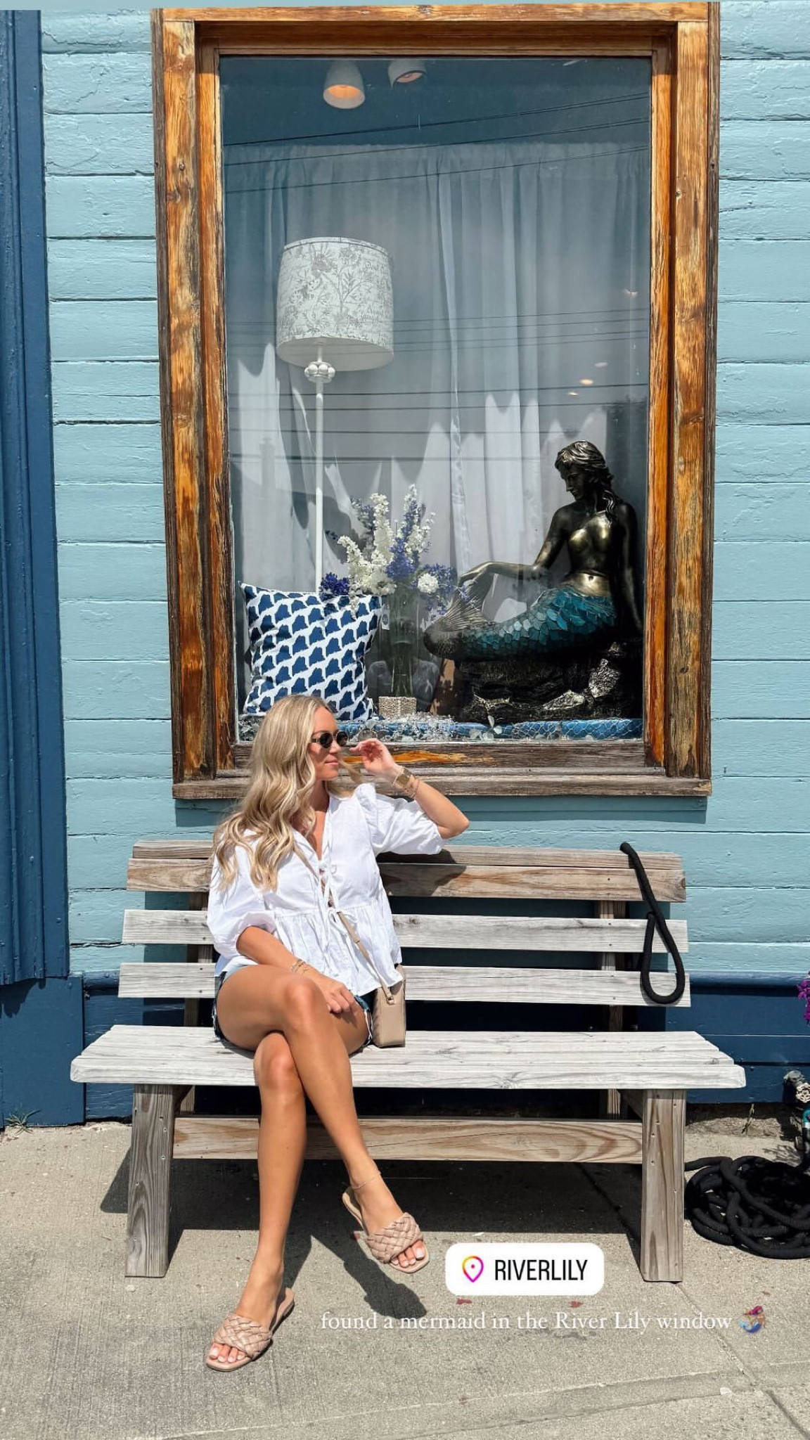 Maine outfit 🫐 my Amazon bow top!! 

Travel fit, vacay fit, white top, Amazon find 

#LTKBacktoSchool #LTKTravel #LTKStyleTip