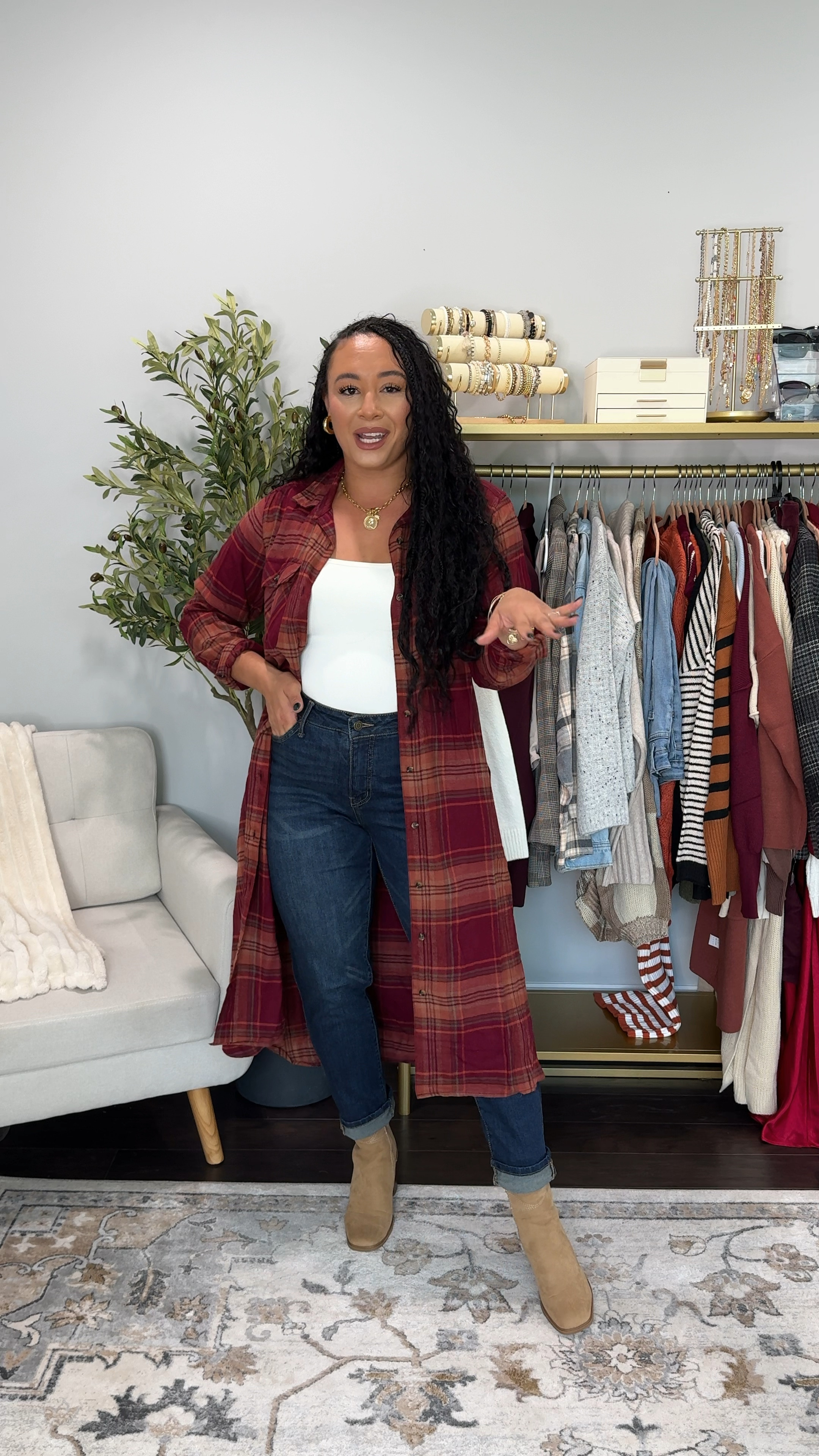 Wearing a large in everything and size 12 jeans #walmart #walmartfashion #walmartstyle 