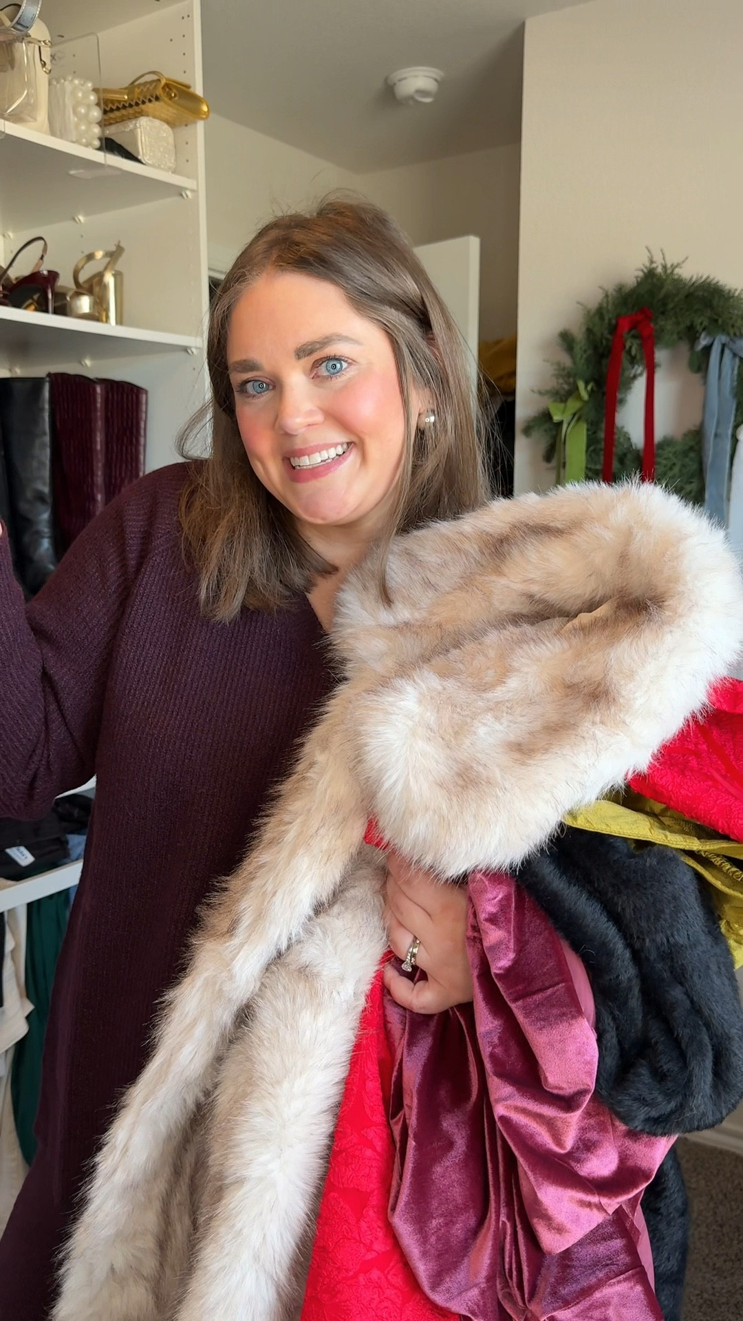 Last minute holiday outfits from Walmart! Wearing xxl in almost everything but xl in fur coat, 1x in houndstooth coat, and 1x in velvet skirt  

#LTKHoliday #LTKFindsUnder50 #LTKPlusSize