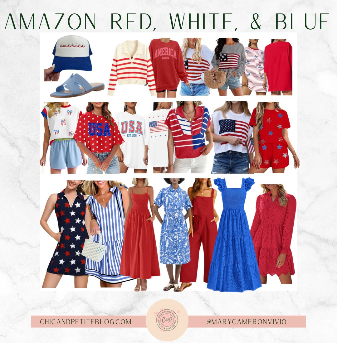 Amazon Red, White, and Blue Finds 🇺🇸 All of these are available on Prime with arrival days before Memorial Day!


Memorial Day / red white blue / American / America / July 4th / Fourth of July / 4th of July / Amazon finds / found it on Amazon / affordable fashion / casual style / affordable style / casual fashion / outfit Inspo

#LTKFindsUnder50 #LTKFindsUnder100 #LTKSeasonal