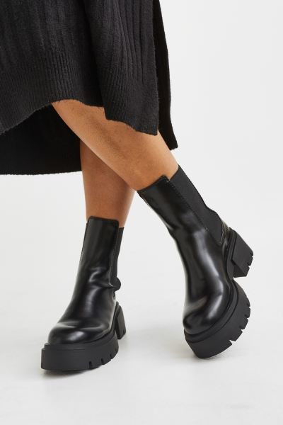 Chelseaboots mit Plateau | H&M (DE, AT, CH, NL, FI)