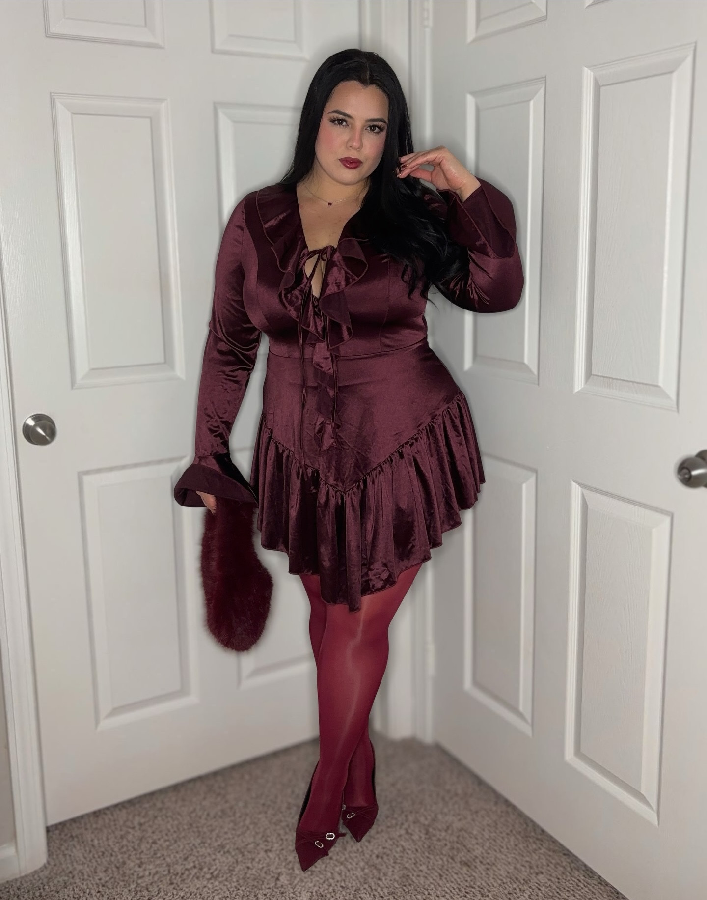 Monochromatic Reds 🎅🏻🎄✨

Follow me on my LTK and shop this look link in bio 🔗

 
#fyp #fypviralシ゚ #latina #reels #reelsviralvideo❤️❤️❤️❤️ #reelsfashion #grwmreels #CurvyAndConfident #PlusSizeBaddie  #bodyonfleek 
#curvyfashion #curvyfashion #curvygirl #pantyhose #christmas #christmasoutfits #christmaslook #plussizefashion#holidaylooks #holidays #curvyfashion