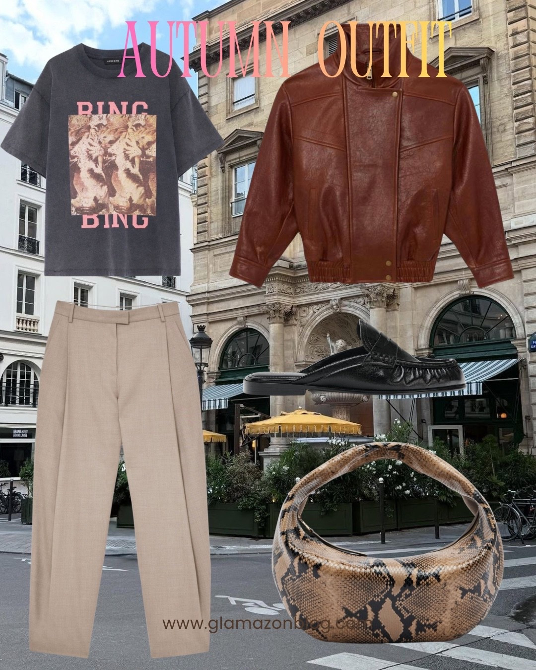 Cool outfit, Reiss leather jacket, Khaite bag, loafer slides, anine bing tshirt, leather jacket

#LTKautumn #LTKFashionMonth #LTKover50style