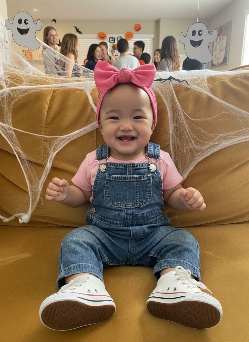 Miss Rachel brings joy through songs for our growing babies and our Smiley Riley brings it through her smile 🥹🎤 💕🎃 Happy Halloween everyone! 

#msrachel #happyhalloween #halloween

#LTKBaby #LTKKids #LTKHalloween