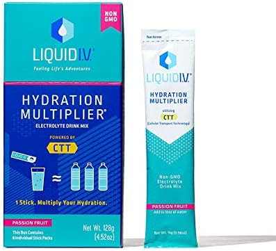 Liquid I.V. Hydration Multiplier, Electrolyte Powder, Easy Open Packets, Supplement Drink Mix (Pa... | Amazon (US)
