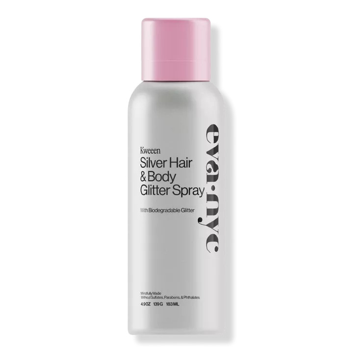 Kweeen Silver Glitter Spray | Ulta