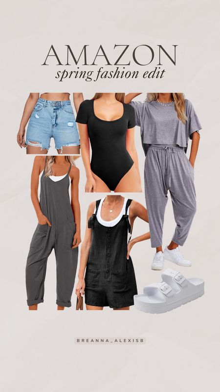 Amazon spring fashion edit 🤍

Spring fashion, Amazon outfit, Amazon fashion, Amazon loungewear, lounge set, spring outfit, spring styles, mom on the go, casual outfit idea, everyday outfit, mom fashion, running errands, bodysuit, sandals, spring look inspo, jumpsuit, romper, mom shorts, jean shorts, under $50, affordable fashion 

#LTKfindsunder50 #LTKstyletip #LTKSeasonal