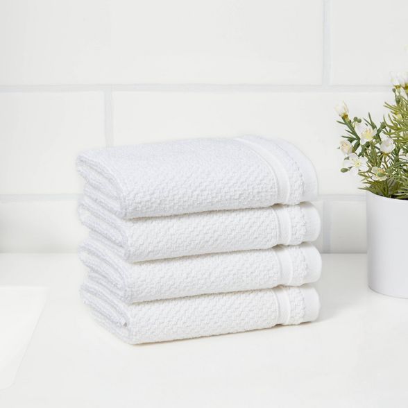 4pk Performance Texture Washcloth Set - Threshold™ | Target