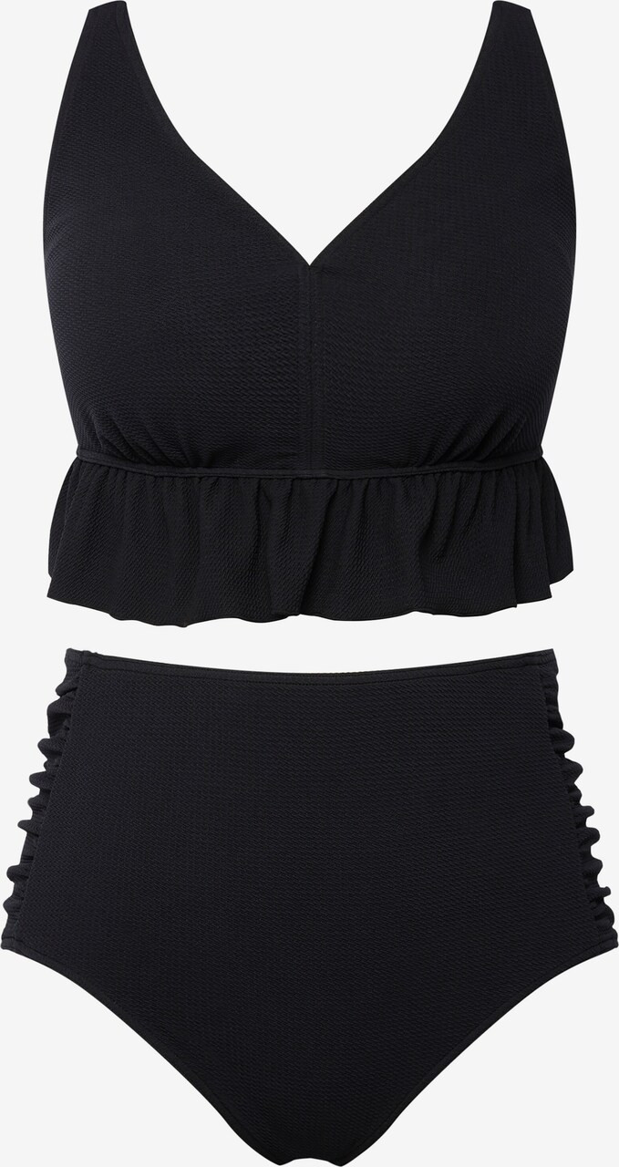 Ulla Popken Bikini in Schwarz | ABOUT YOU (DE)