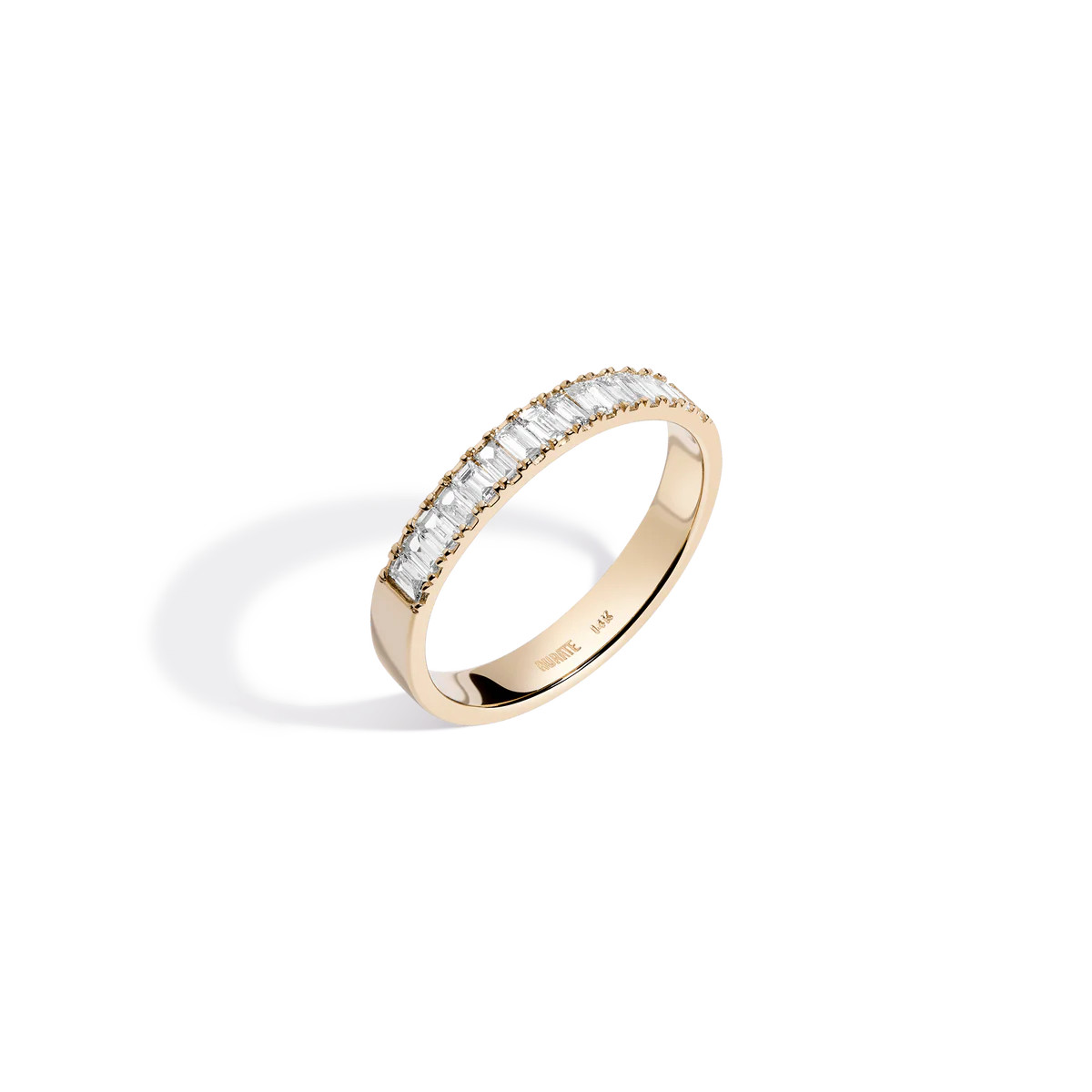 Bold Half Diamond Baguette Ring | AUrate New York