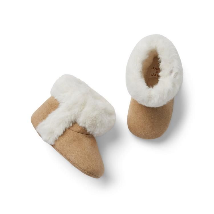 Baby Suede Sherpa Bootie | Janie and Jack
