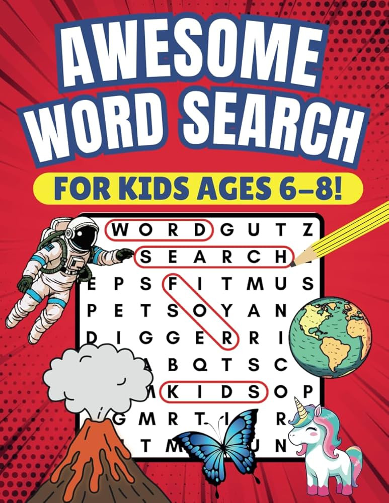 Awesome Word Search for Kids Ages 6-8: 100 Fun and Educational Word Search Puzzles to Help Kids L... | Amazon (CA)