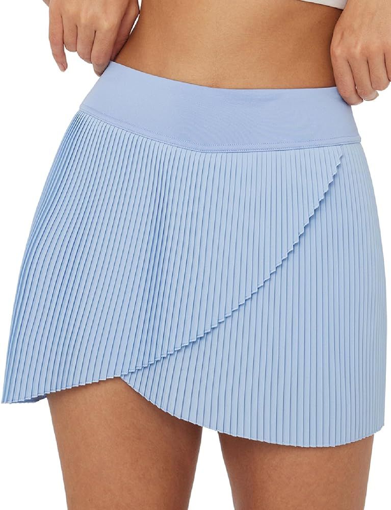 BALEAF 14" Pleated Tennis Skirts for Women High Waisted Golf Skorts Athletic with Pockets Liner W... | Amazon (US)