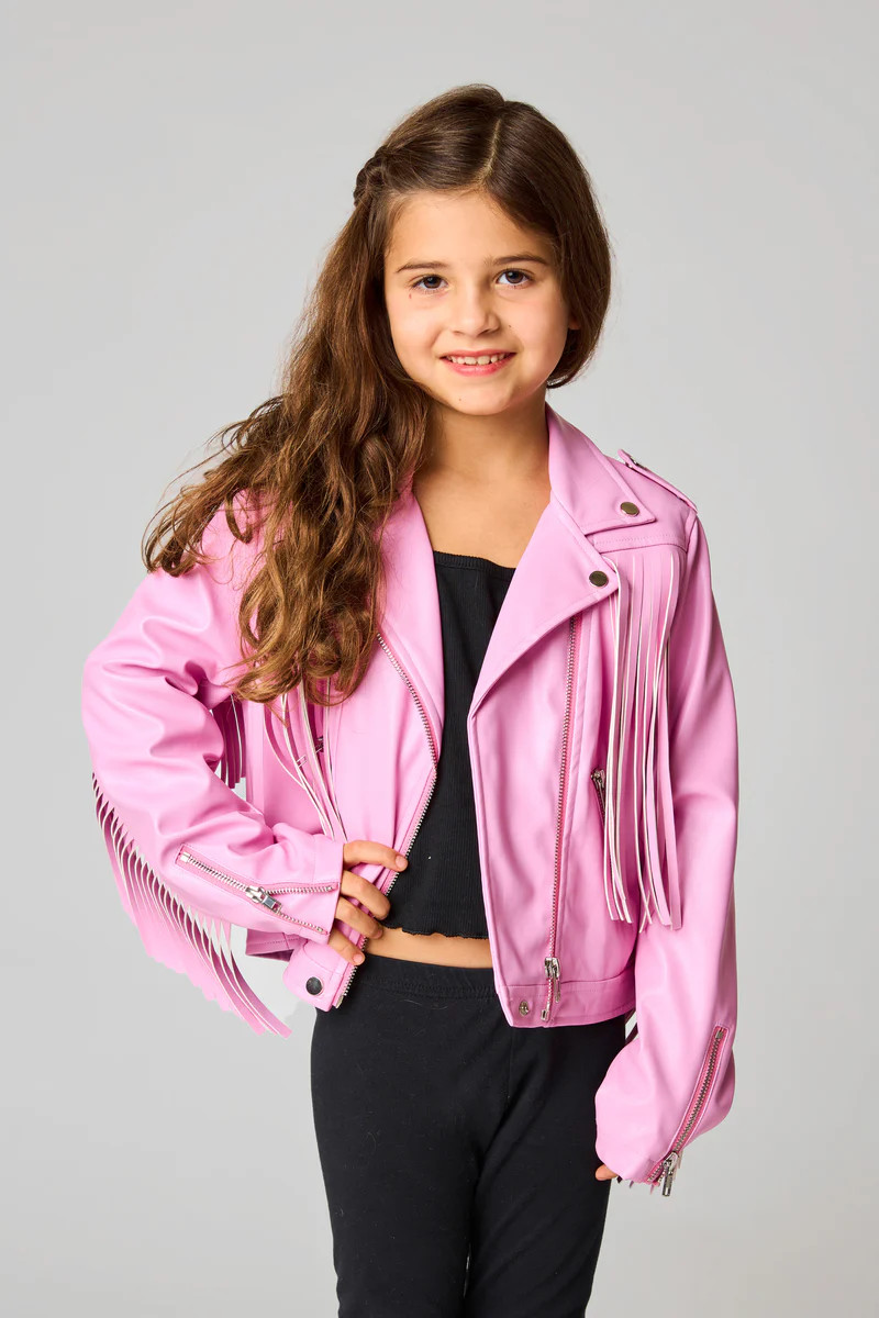 BuddyLove | Mini Francesca Vegan Leather Jacket | Gumdrop | BuddyLove