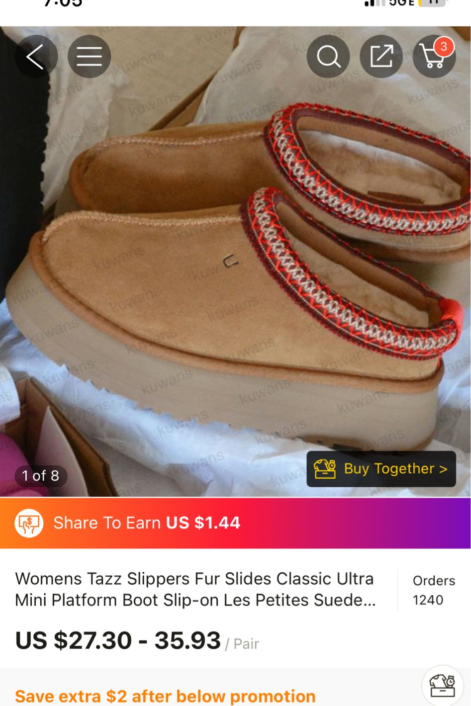 Shipping is annoying (but they’re still like half the price) ❤️ I’m so excited for these! Ugg DH gate // ugg slippers // ugg boots // gh gate shoes // ugg dupes // I’ll take more pictures when they arrive!

#LTKSeasonal #LTKshoecrush #LTKHoliday