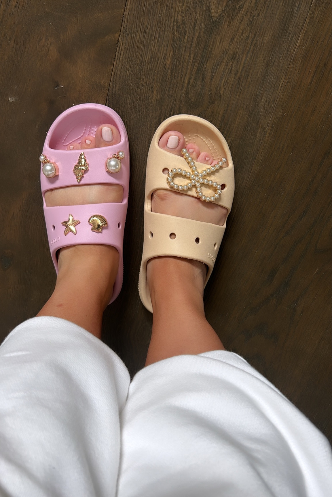 My croc obsession continues! 

Had to get the little seashell Chanda for summer! 😘💗🌸🏖️

Wearing a size 7 in my crocs! 

#LTKstyletip #LTKtravel #LTKfindsunder50