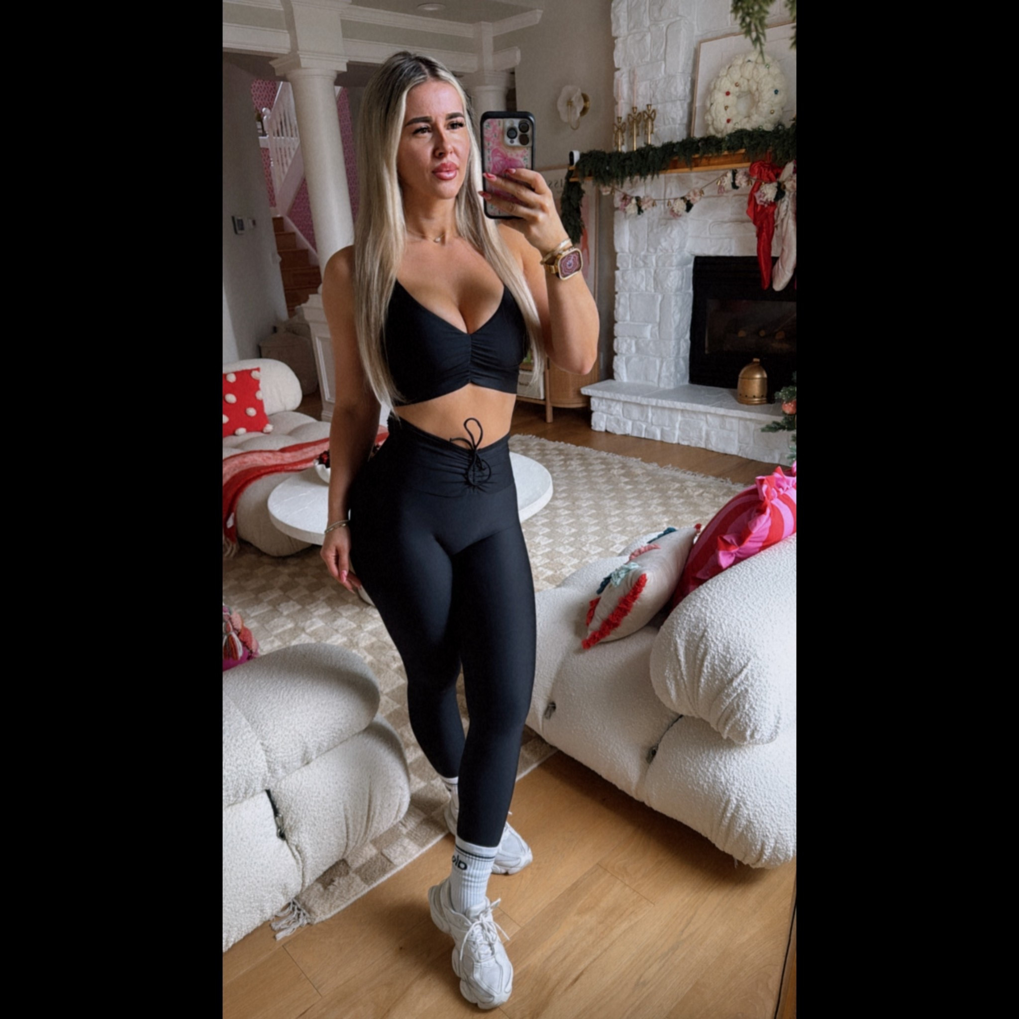 30 % off ALO NOW!!!!! Hurry !
Alo workout outfit you didn’t think you needed! The perfect scrunch in the front and no seem in the middle makes it for a perfect pair of leggings…and so smooth! Also pretty mesh insert on the top 🥰 Size for reference is xs. 
Paired with Alo top with front scrunch to match the leggings. Top size for reference is Medium. Don’t forget to snatch the top with mesh sleeves to make it extra cute. 

#LTKfitnessgoals #LTKActive #LTKootd