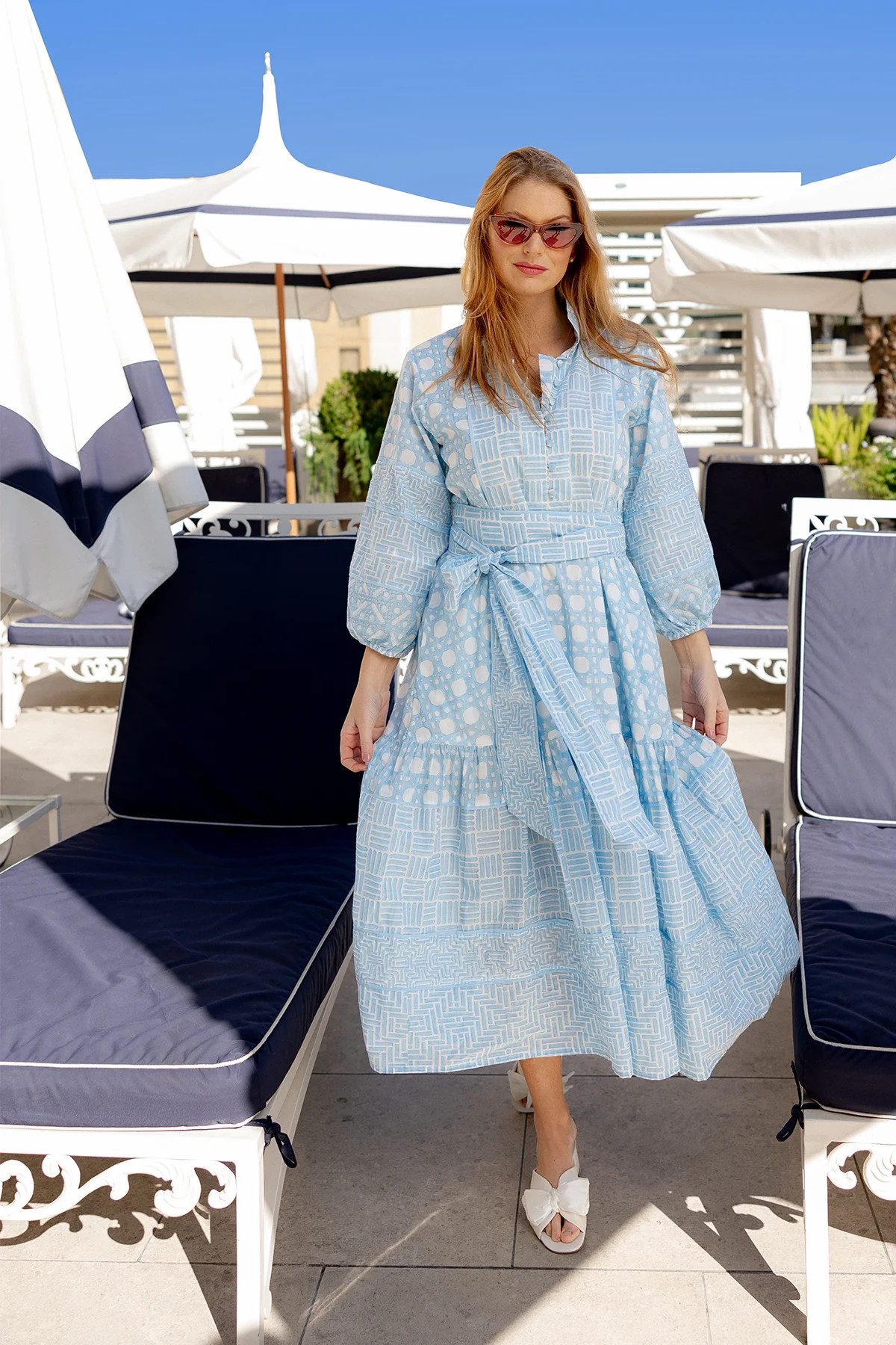 SUE SARTOR Flounce™ | Baby Blue Caning © 2023 | SUE SARTOR