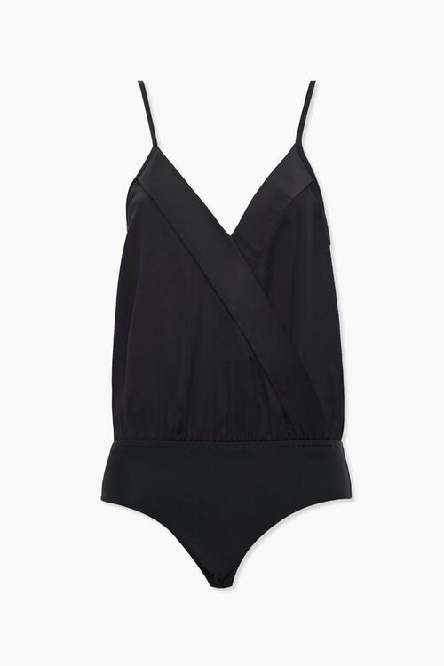 Foldover Satin Cami Bodysuit | Forever 21 (US)