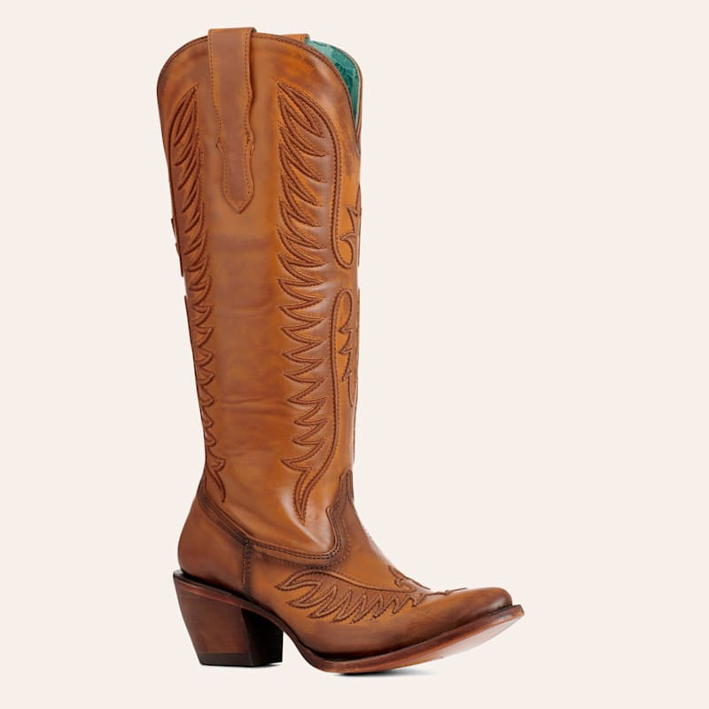 Corral Women's Tan Stitched J Toe Cowboy Boots | Cavender's