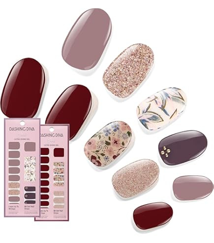 TailaiMei 14 Sheets Christmas Nail Wraps Stickers Nail Polish Strips Self-Adhesive Full Wraps wit... | Amazon (US)