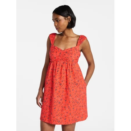 No Boundaries Poplin Dress Women s XXS-XXL | Walmart (US)