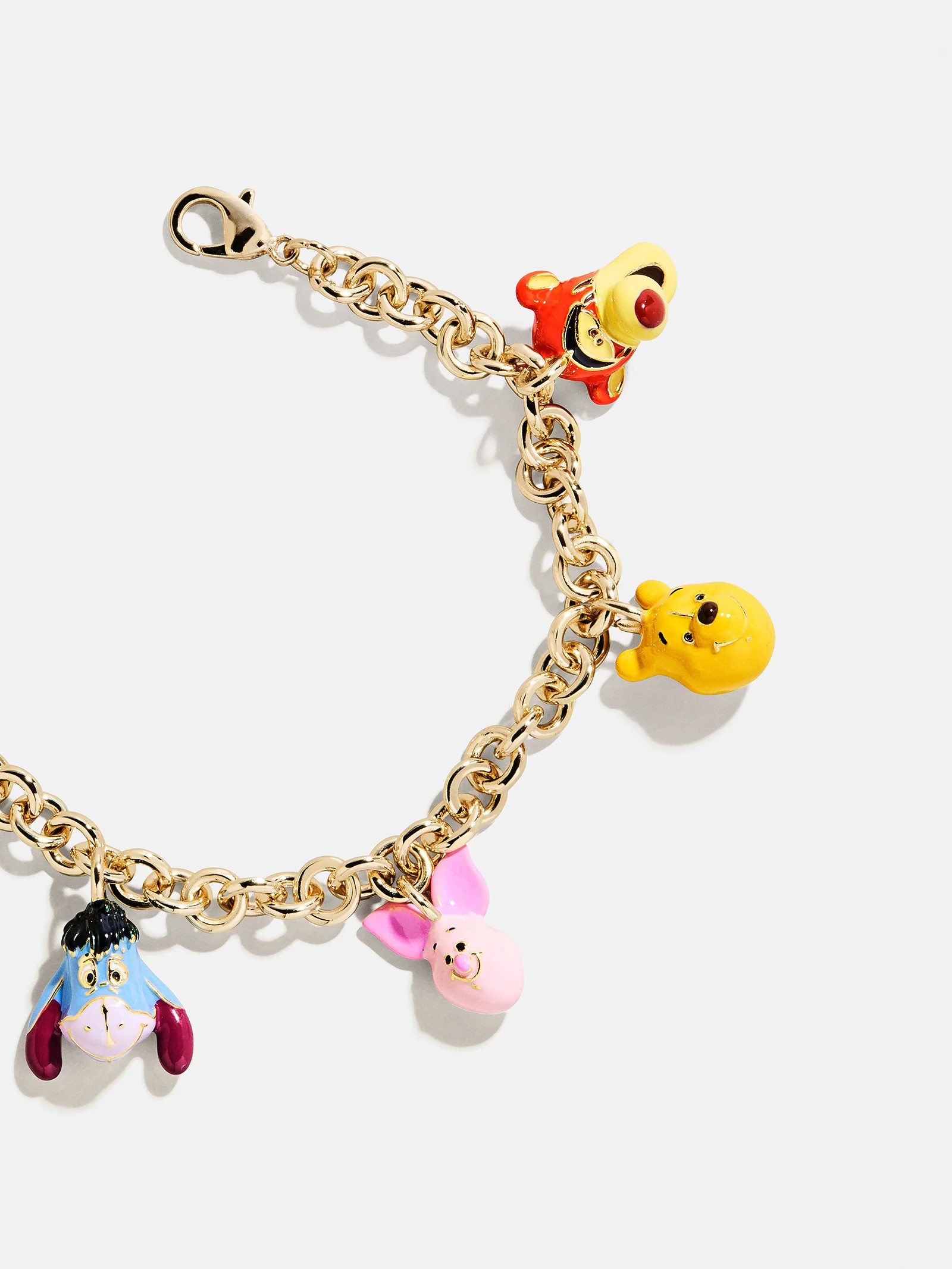 Disney Winnie the Pooh Charm Bracelet - Gold | BaubleBar