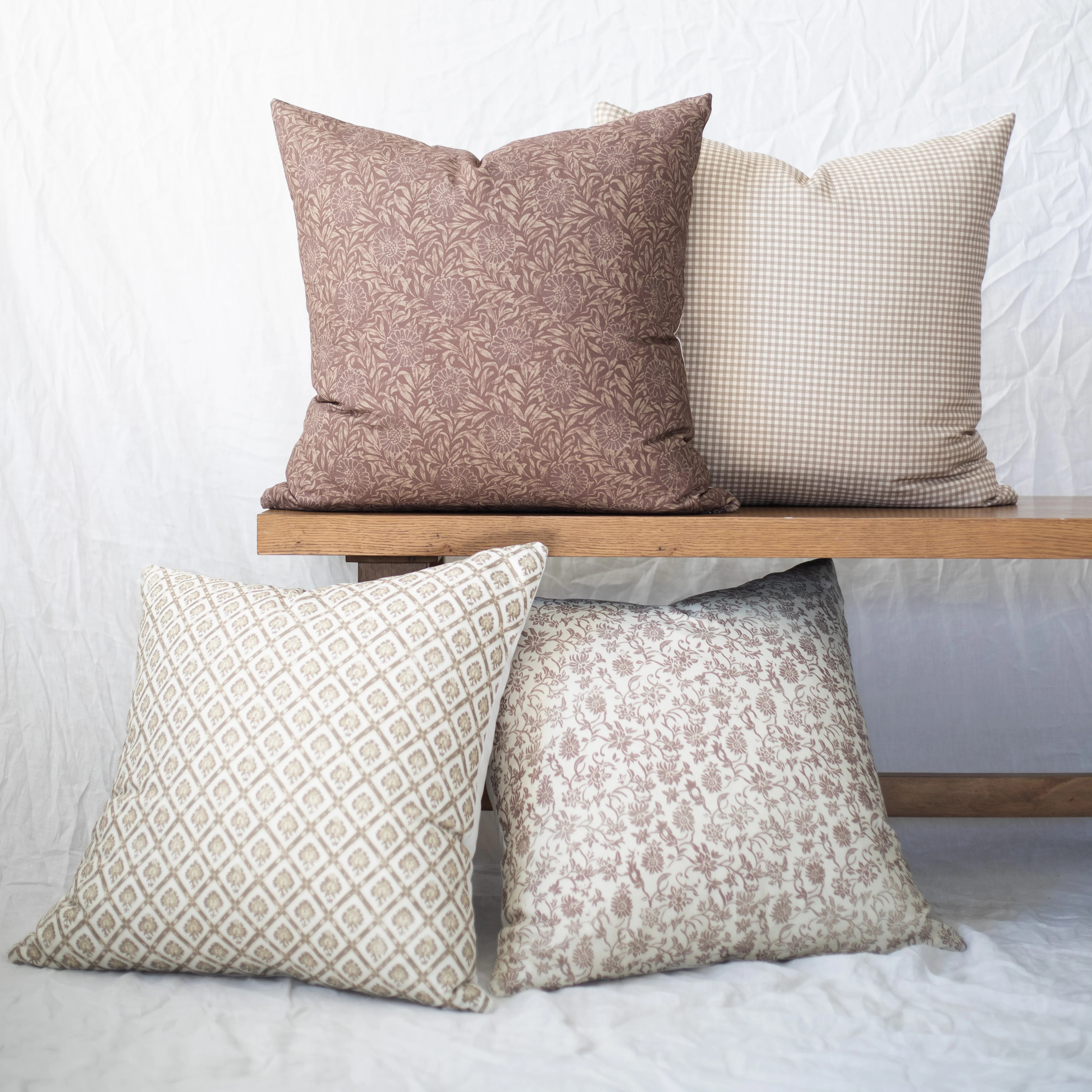 Maude Pillow Cover 4-Pack - 18" | 22" | Woven Nook