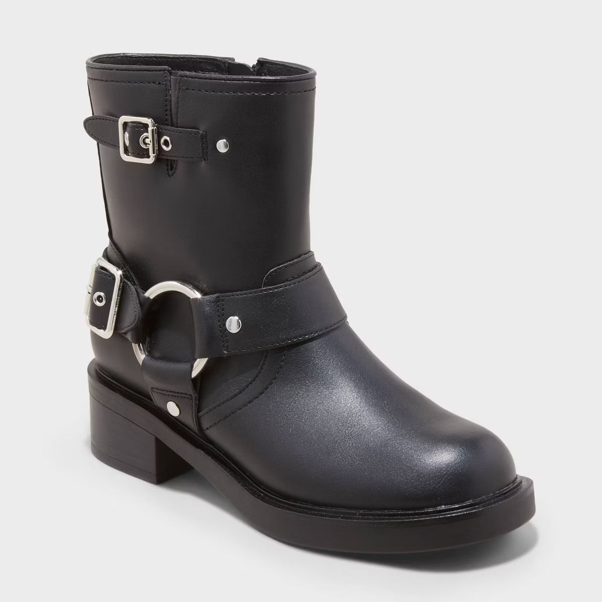 Women's Connor Harness Buckle Ankle Boots - Universal Thread™ | Target