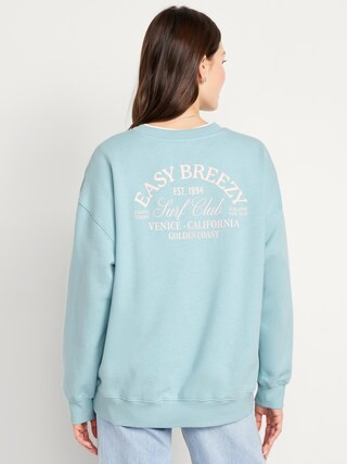 SoComfy Oversized Graphic Sweatshirt | Old Navy (US)