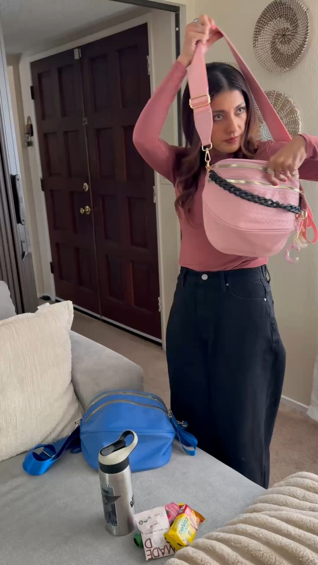 The mom bag that actually fits everything 👜✨

My Emmafy GoFree bag fits a gallon of milk (yes really), all my essentials, kids’ snacks + water bottle without carrying a bulky diaper bag. I styled it with the charms and chain for a chic winter look.
 🤎

#LTKStyle #LTKFamily #LTKWinter



emmagy gofree bag, large capacity tote bag, mom everyday bag, diaper bag alternative, spacious shoulder bag, winter handbags 2026, checkered tote bag, trendy mom bag, everyday essentials bag, bag with chain strap, bag charms accessory, large casual tote, busy mom must haves, stylish mom accessories, lightweight large purse

#LTKdayinmylife #LTKTravel #LTKNYFW