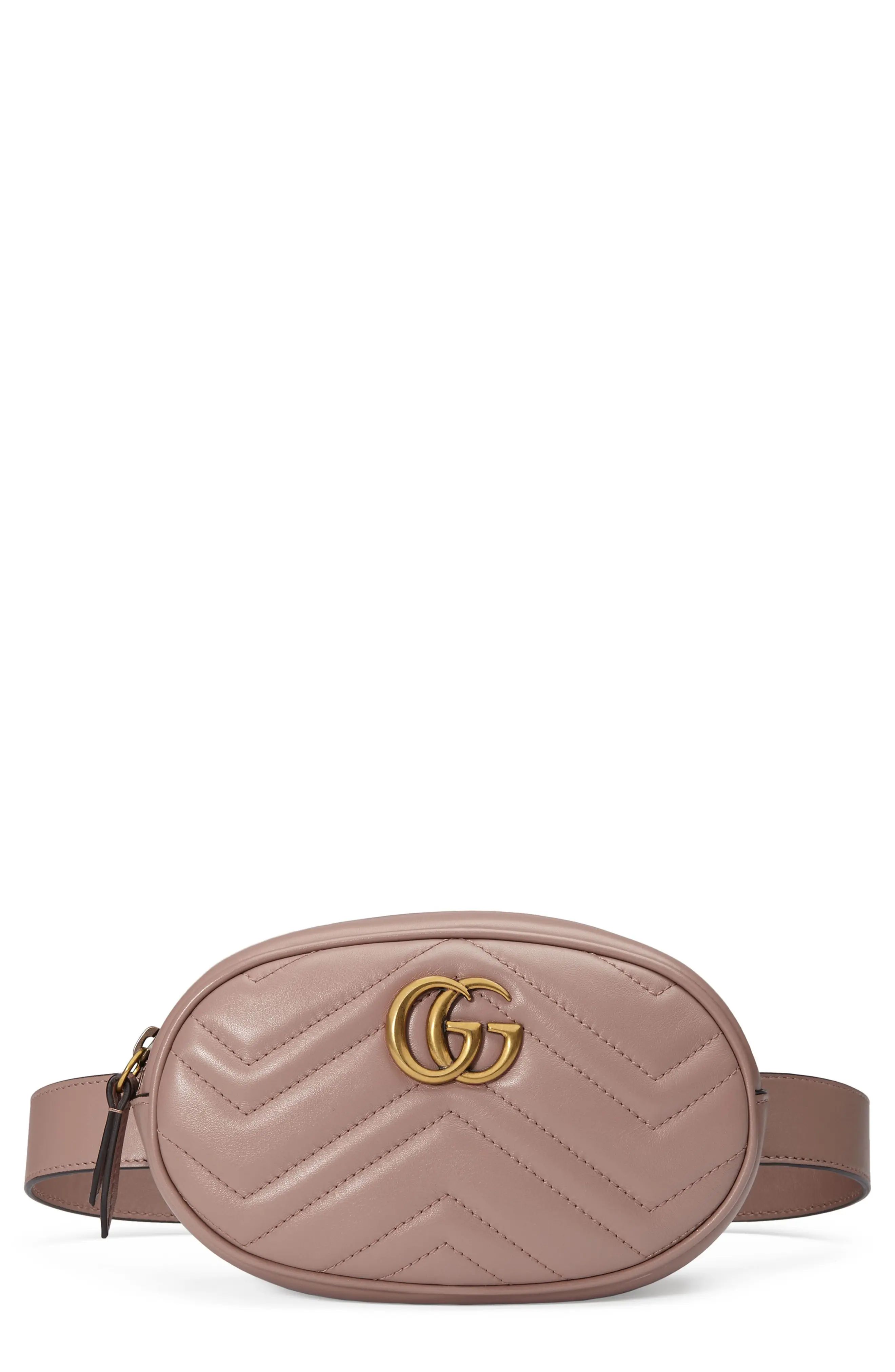 GG Marmont 2.0 Matelassé Leather Belt Bag | Nordstrom