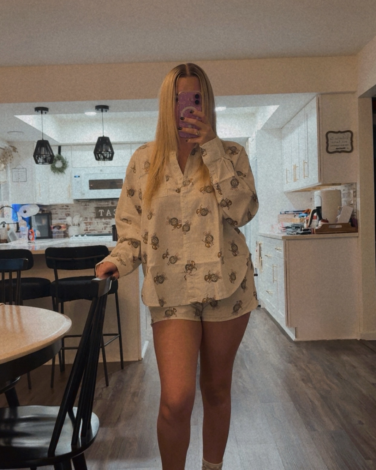 Currently living in these pajamas until further notice 😂 Even the cashier wanted to buy a set 

#LTKootd #LTKFindsUnder50 #LTKHoliday