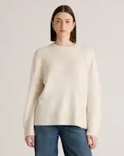 Mongolian Cashmere Oversized Crewneck Sweater | Quince
