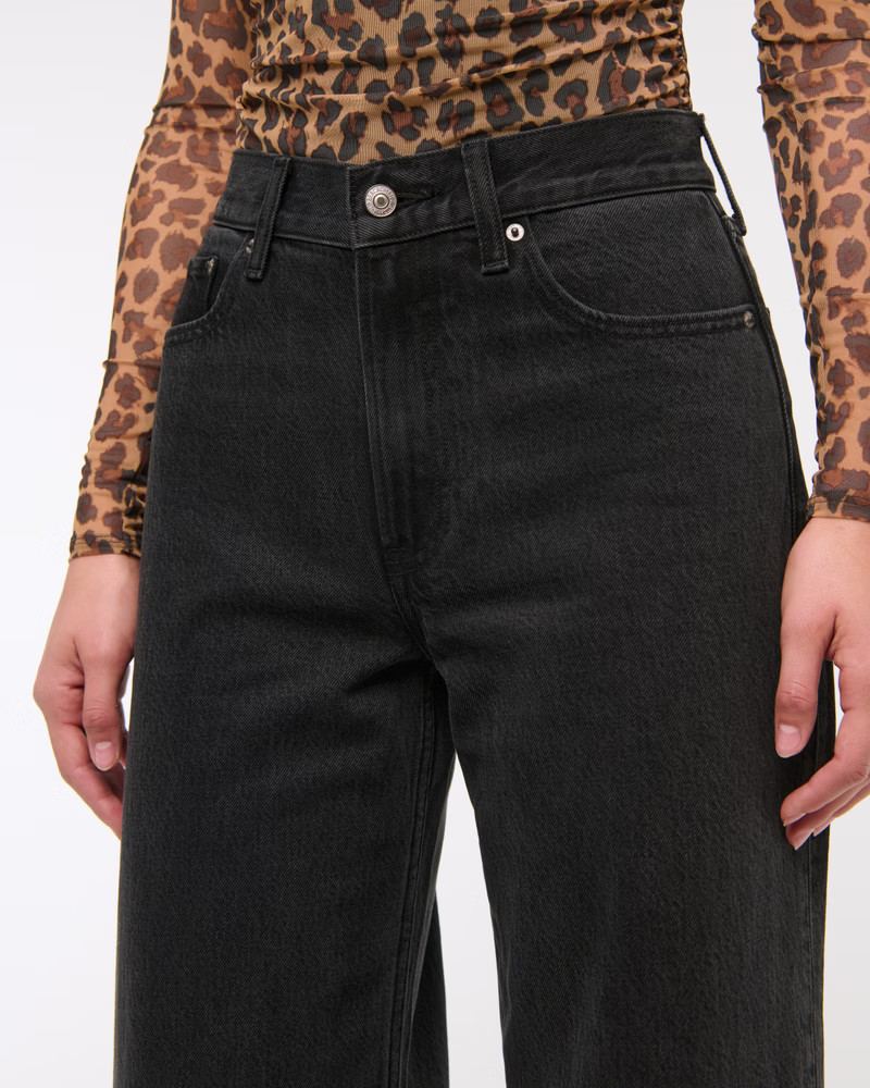 High Rise Wide Leg Jean | Abercrombie & Fitch (US)