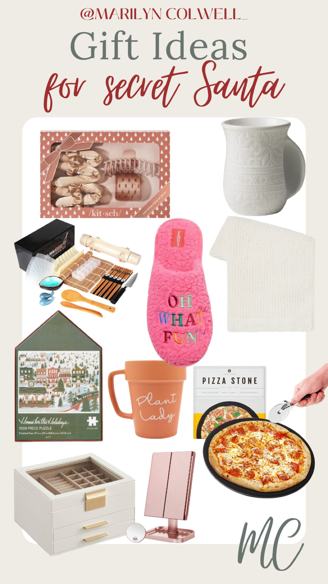 Secret Santa Christmas gift inspo + ideas!

#LTKGiftGuide #LTKfindsunder50 #LTKHoliday
