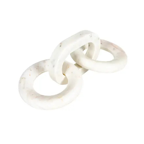 Storied Home Marble Chain Décor, White at Nordstrom | Nordstrom