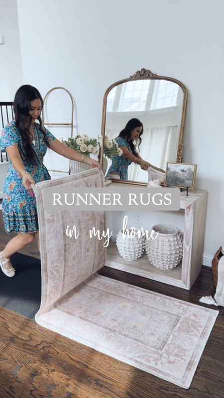 RUNNER RUGS ✨

in my home that I absolutely adore 🥰 I swapped out a couple of my rugs and wow, instant room transformation to me! I loveee! I have another runner in my bathroom I didn’t share here so will share that one in my stories 🤍

here’s what I love about these:
+ washable
+ stain resistant 
+ tons of patterns and colors to choose from that suits any home decor style 
+ great for high traffic areas
+ doesn’t fade

I have had these same runners but in different patterns for years now and they hold up amazing! I’ll have these linked in my bio! Which is your favorite one? 👀

#LTKhome #LTKsalealert #LTKSeasonal