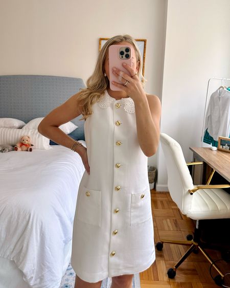 White Sail to Sable x Style Charade shift dress! This would be so perfect for any bride-to-bes! I’m in the XS and would say it’s true to size, but size down one if you’re in between sizes. 🤍 #SailtoSable #STSCharades #shiftdress #whitedress #littlewhitedress 

#LTKwedding #LTKparties #LTKSeasonal