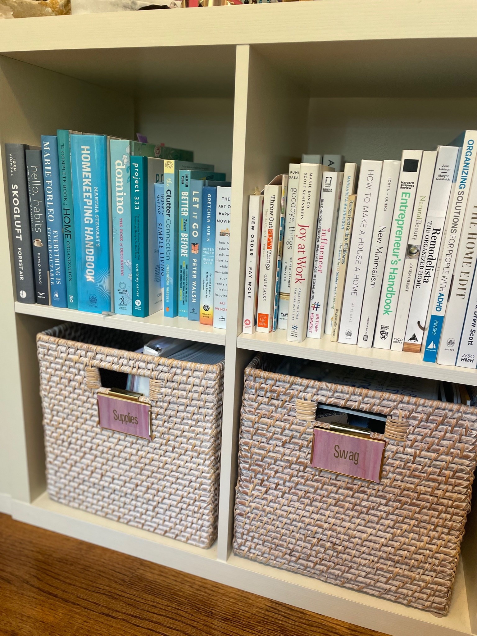 These white-washed storage cubes are not only beautiful to look at but made from sustainable materials too! They come in a variety of sizes, and the bin clips on a variety of colors.

#LTKfamily #LTKhome