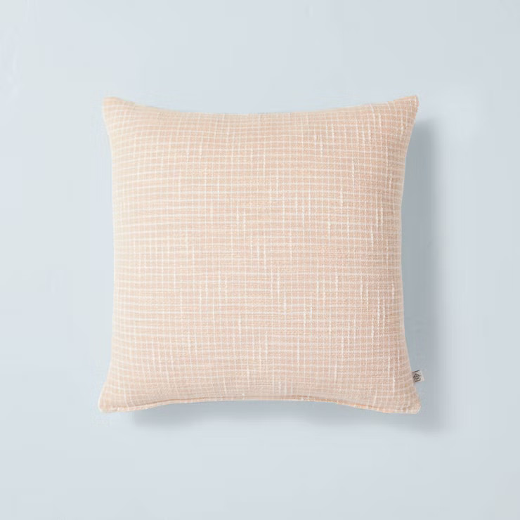 Allover Textured Grid Lines Throw Pillow - Hearth & Hand™ with Magnolia | Target