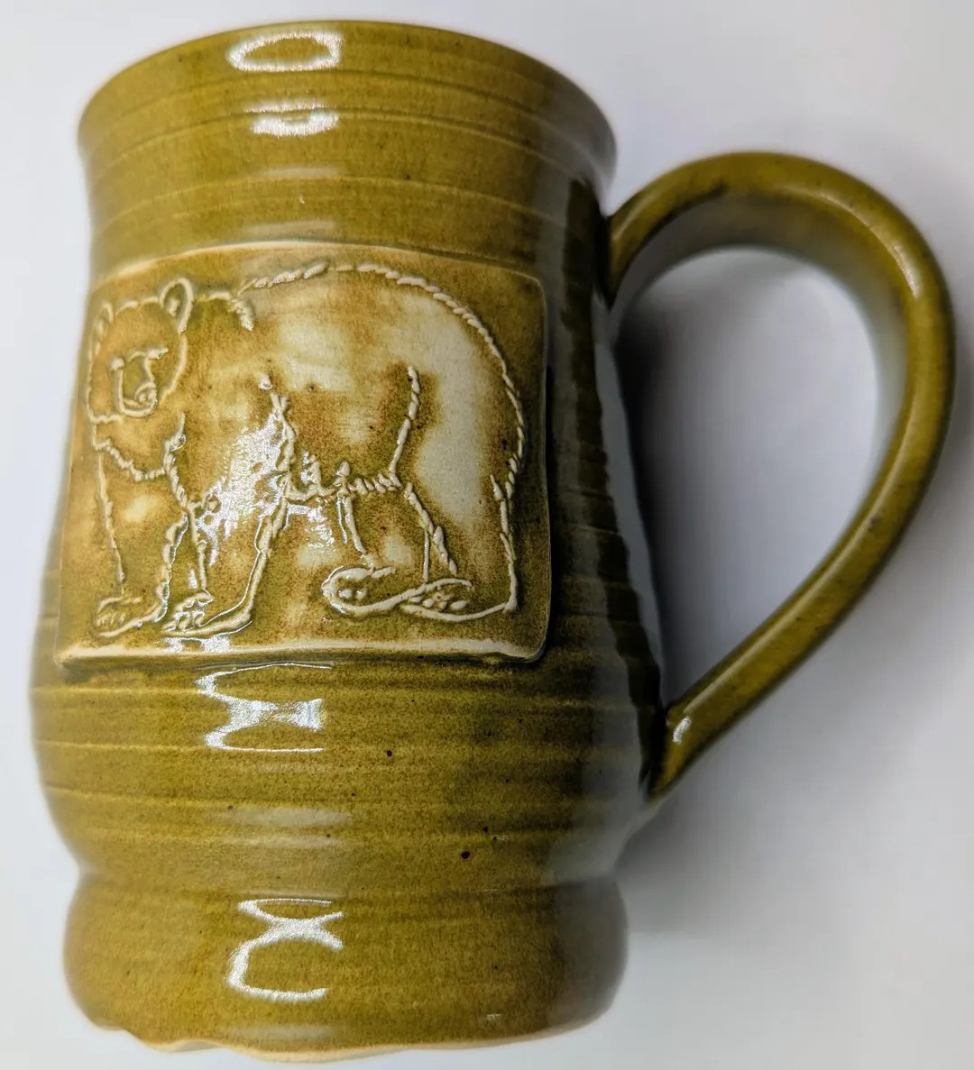 Bear Mug, 16 Ounce Handmade Ceramic Mug #26-23 - Etsy | Etsy (US)