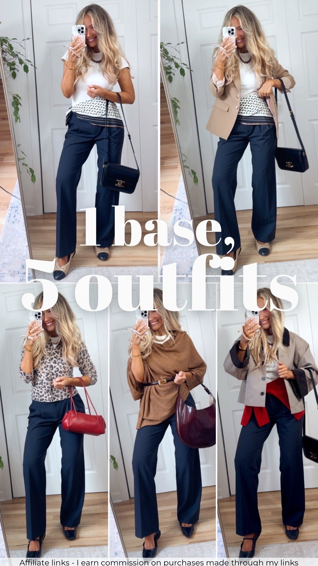 Affiliate links - I earn commission on purchases made through my links

Elevated casual fall outfits
Black pants outfits
Fall jacket
Leopard cardigan sweater
Scarf trend