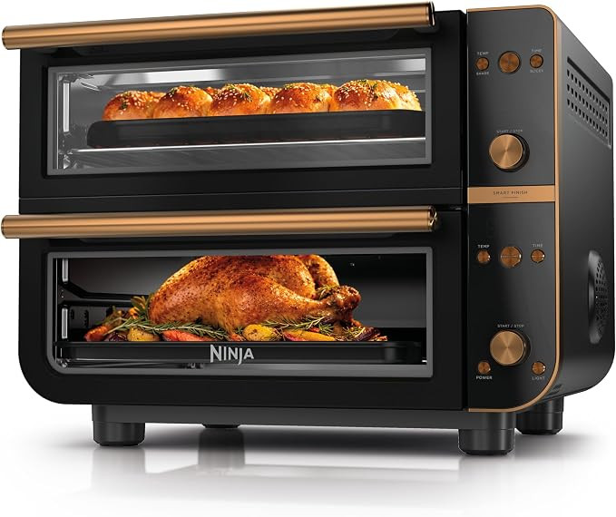 Ninja Double Oven Pro Smart XL Countertop Oven & Air Fryer | 30.2 Qt Capacity |12-in-1 Versatilit... | Amazon (US)