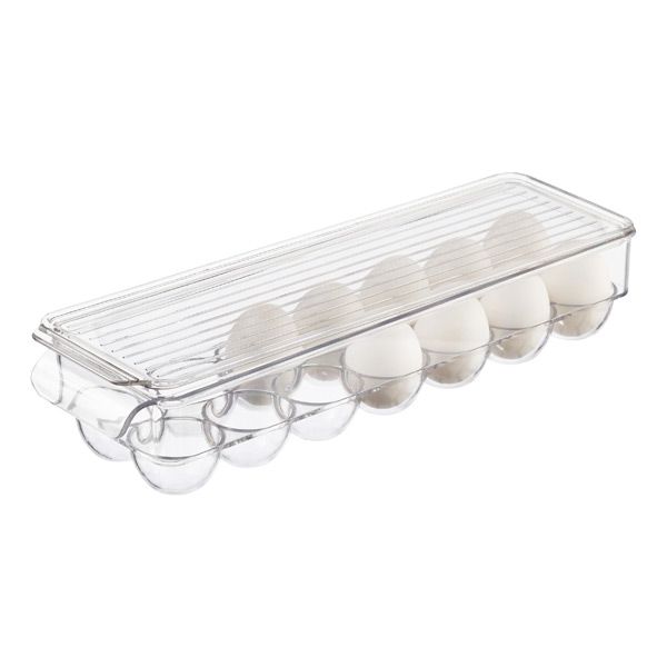 iDesign Linus Fridge Bins Egg Holder | The Container Store