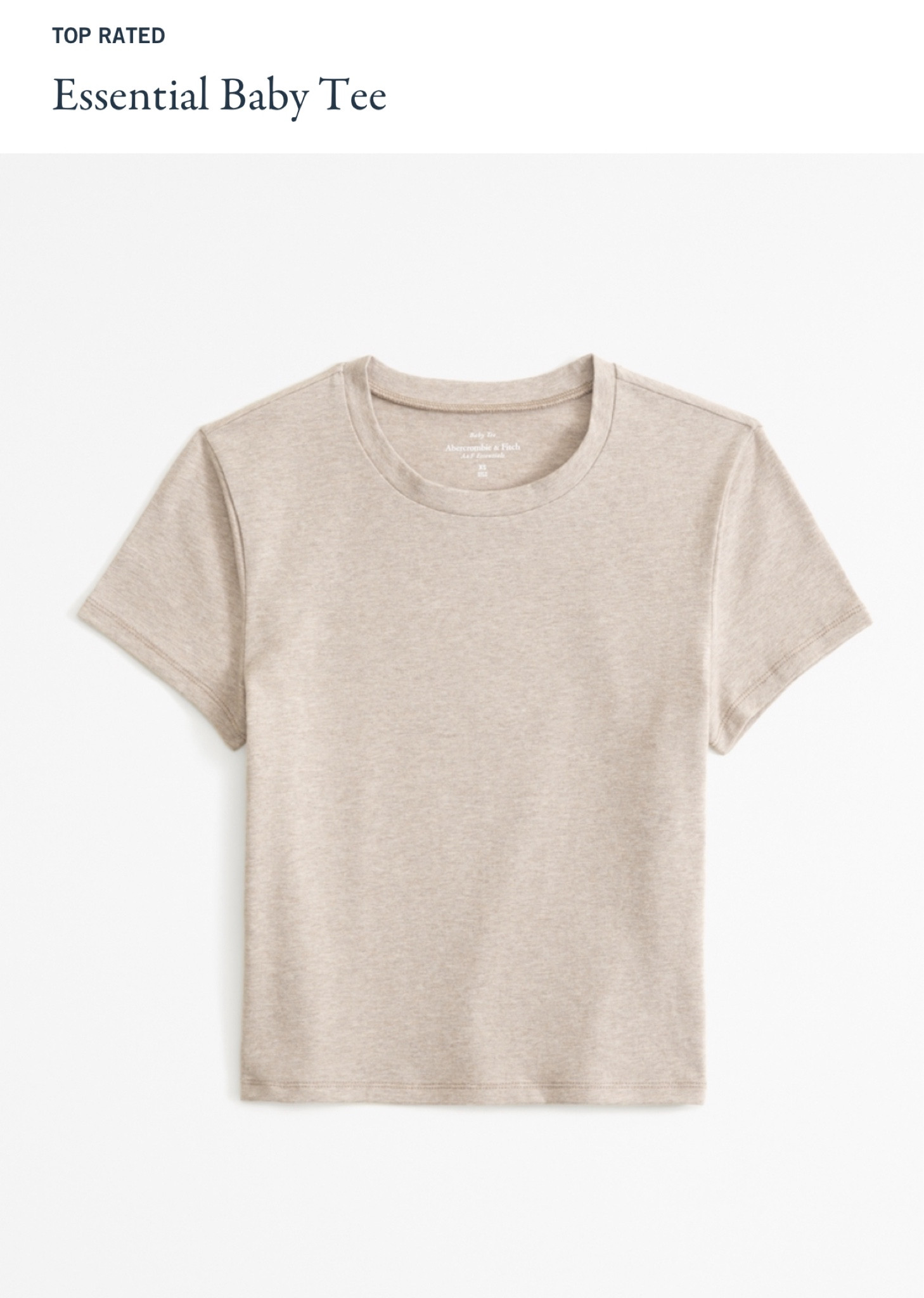 Fitted, slightly cropped baby T! I have this in 4 colors and it is so versatile! 25% off T’s at AF!

#LTKSummerSales